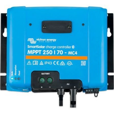 INVERTERS R US Victron Energy SmartSolar Charge Controller, MPPT 250V/70-MC4 Connection VE.Can, Blue, Aluminum SCC125070320